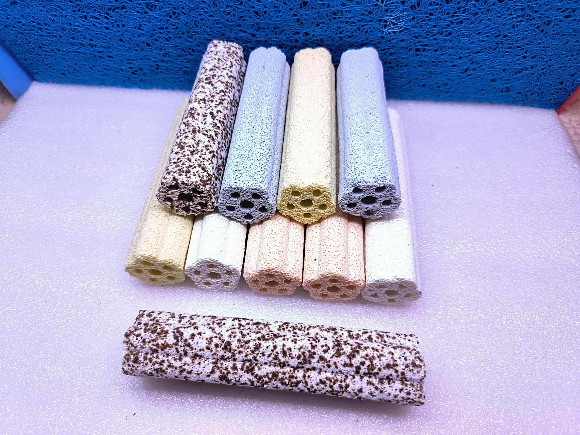 Combo 10 thanh sứ củ sen lọc nước hồ cá (Riversident).