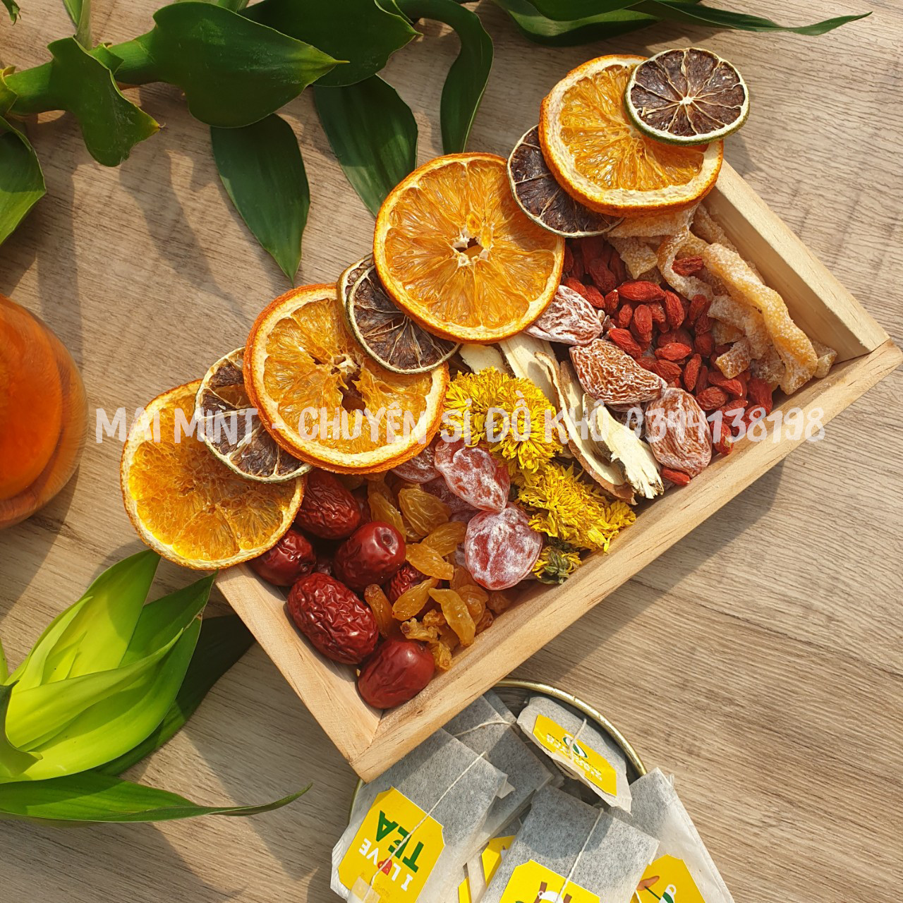 Trà Lipton Xí Muội Thảo Mộc - 1 Set