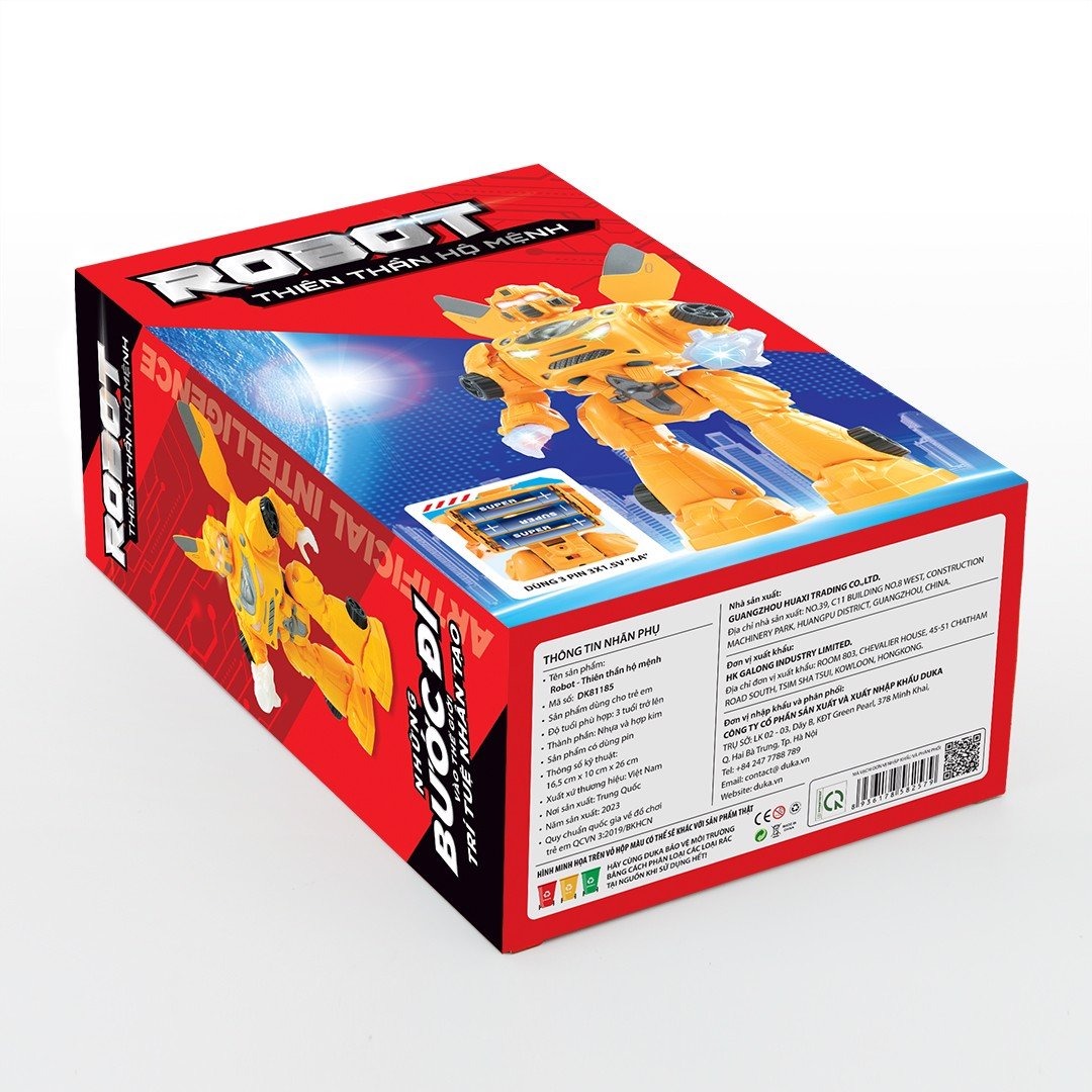 Đồ chơi Duka: Robot - Thiên Thần Hộ Mệnh DK81185