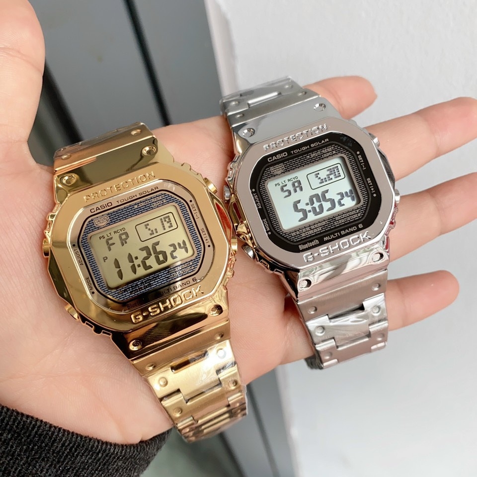 Đồng hồ Casio G Shock nam nữ B5000 thép không gỉ, không phai màu, kiểu dáng thể thao năng động - OneTime Store