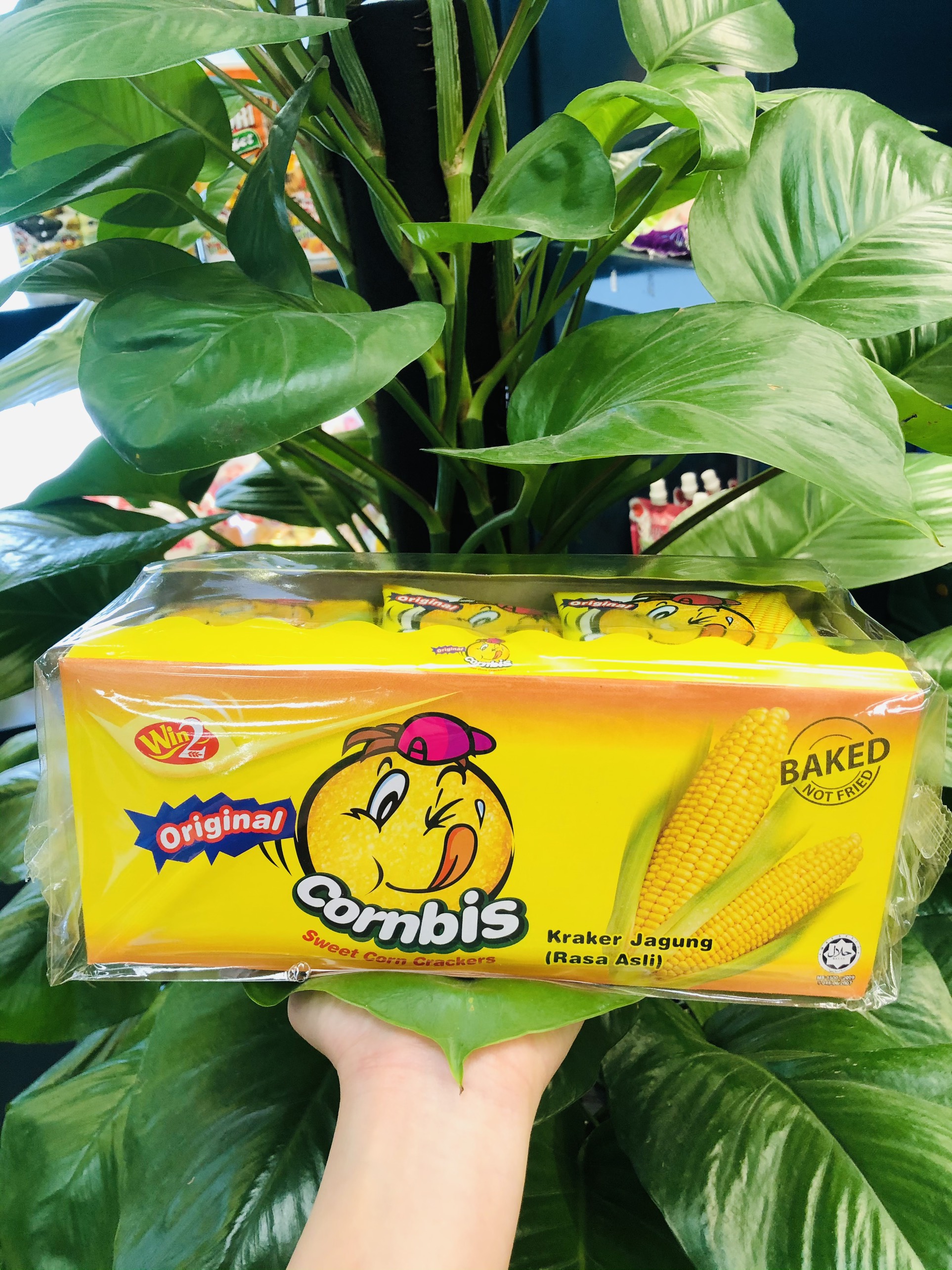 Bánh Bắp Cornbis Cracker Win2 Hộp 540 G - 30 cái