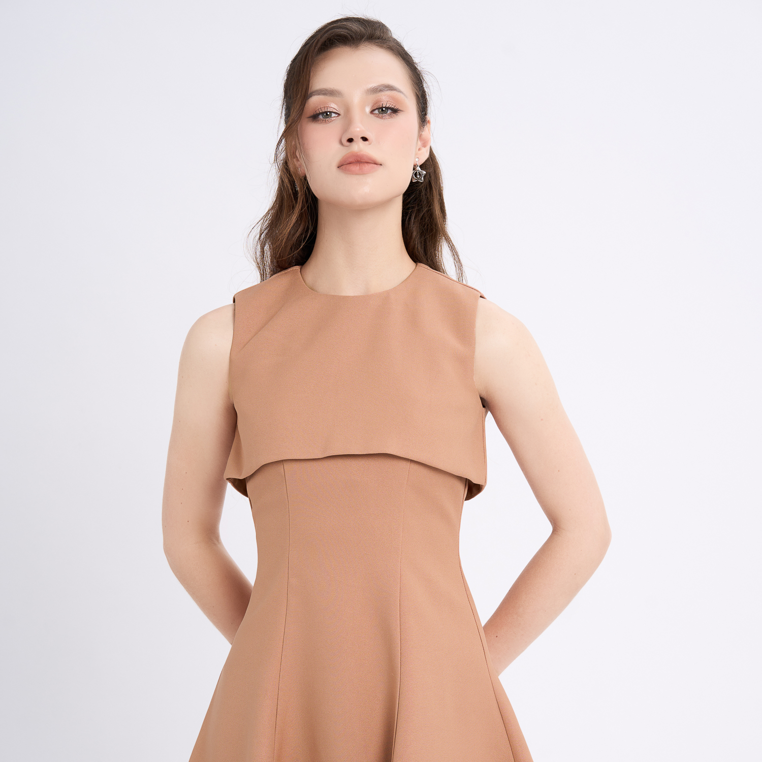 Đầm xòe pho xéo Maybi