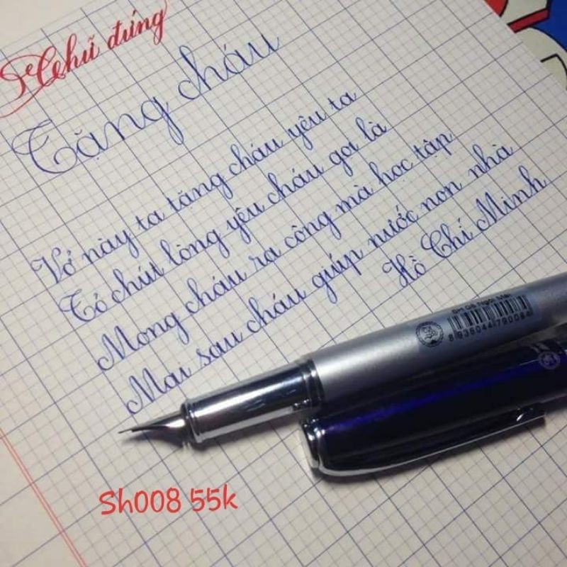 Bút Thầy Ánh SH 008 (ngòi mài) chính hãng