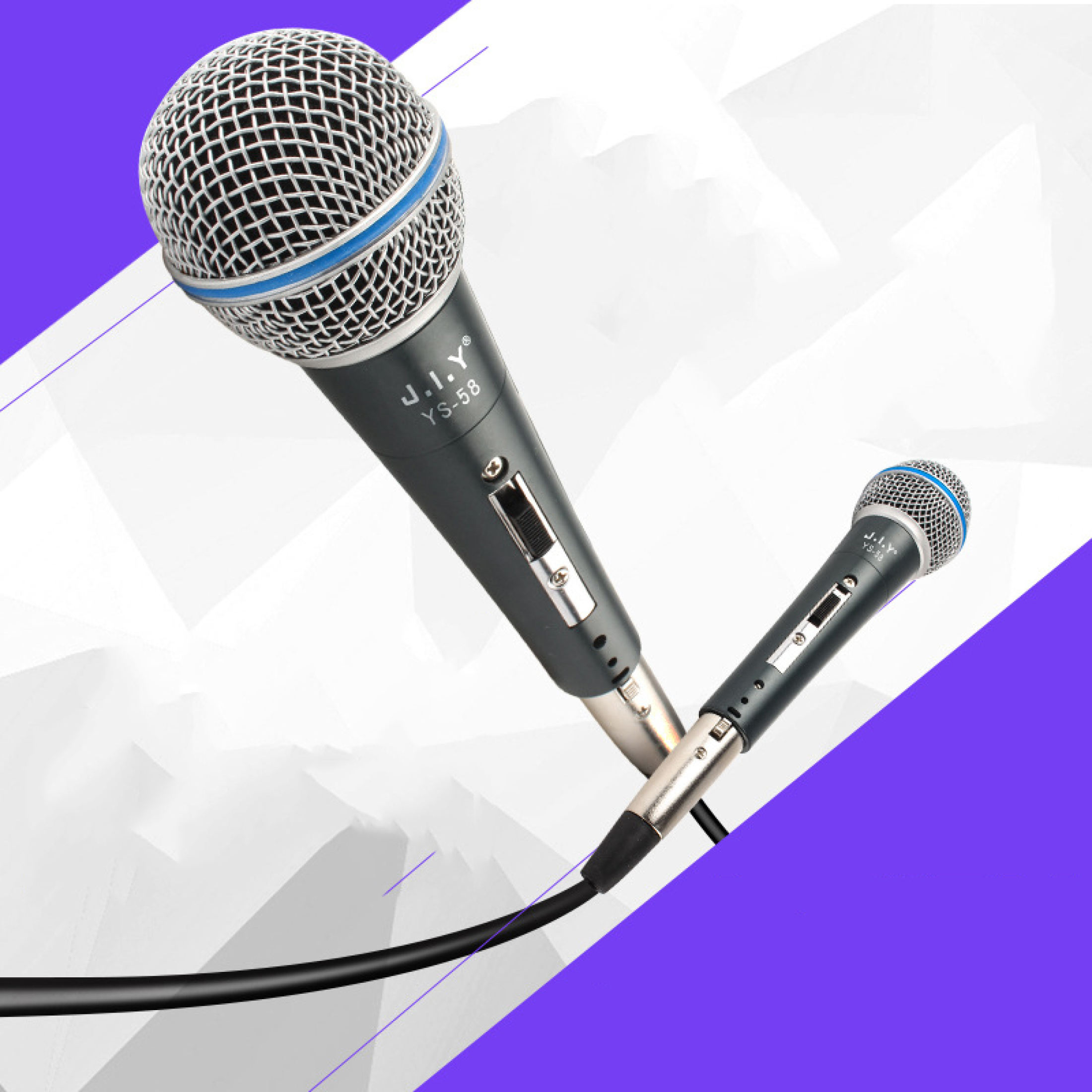Micro Karaoke có dây chống hú, Micro có Shure YS-58