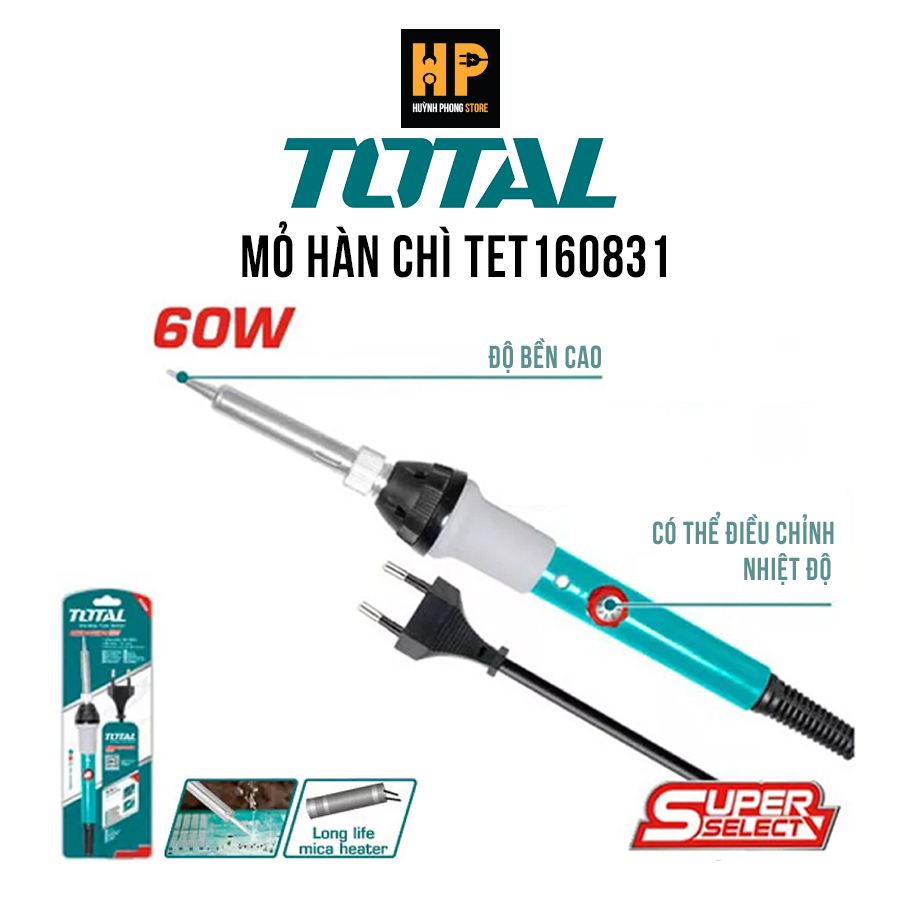 Mỏ hàn chì total 60w tet160831