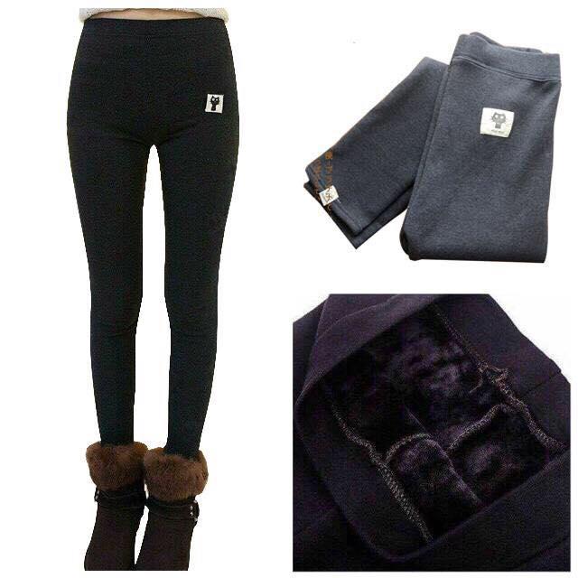 Quần legging mèo lót lông