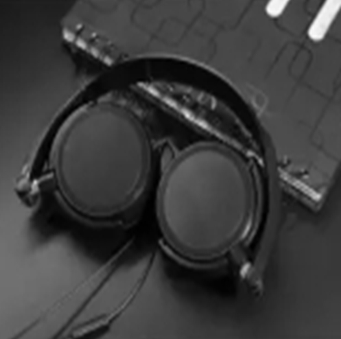 F10 ear muff with good mic (black-foldable)