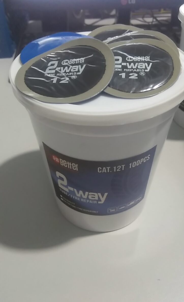 Hộp 100 miếng vá lốp ô tô, xe máy 2way12 (60mm)