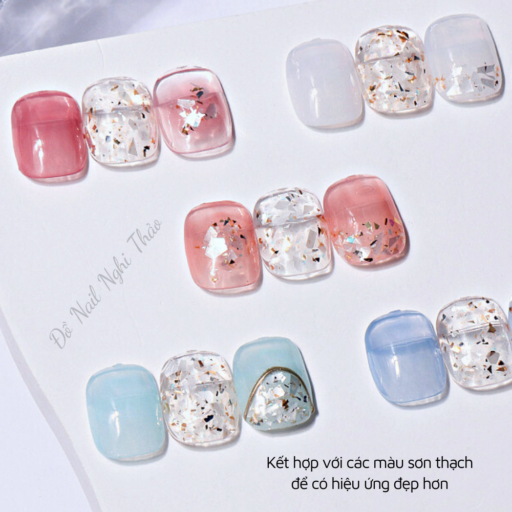 Gel nhũ ẩn xà cừ trang trí móng 8g