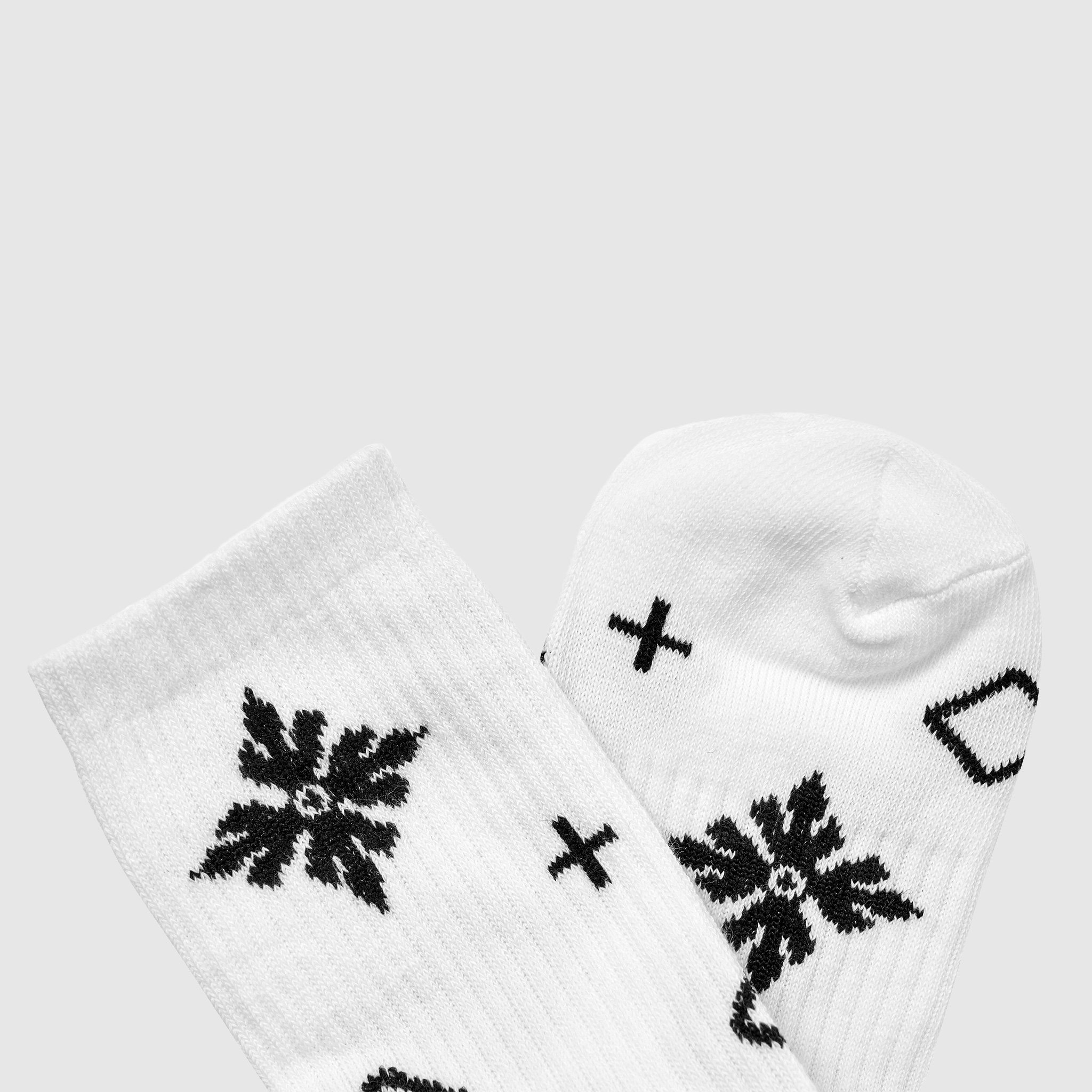 Vớ/Tất cổ cao White BLS Monogram LDV Socks