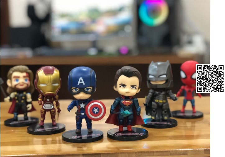 [HCM]Mô hình BatMan chibi Avenger Siêu Anh Hùng Chibi 623