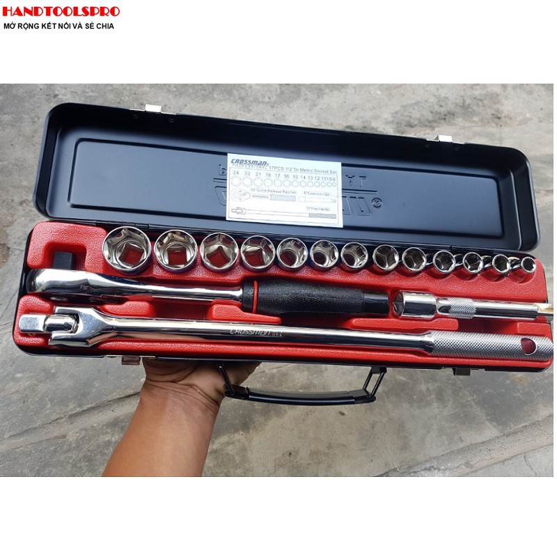 Bộ típ 1/2 17 cái 6 góc crossman 99-097