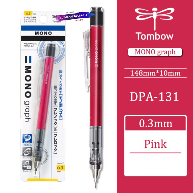 Bút Chì Bấm Tombow MONO Graph 0.3/0.5mm