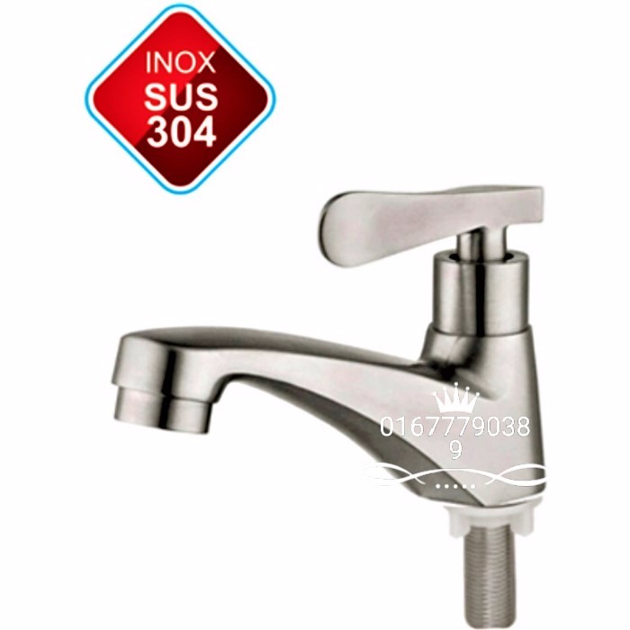 [HCM]vòi lavabo inox 304