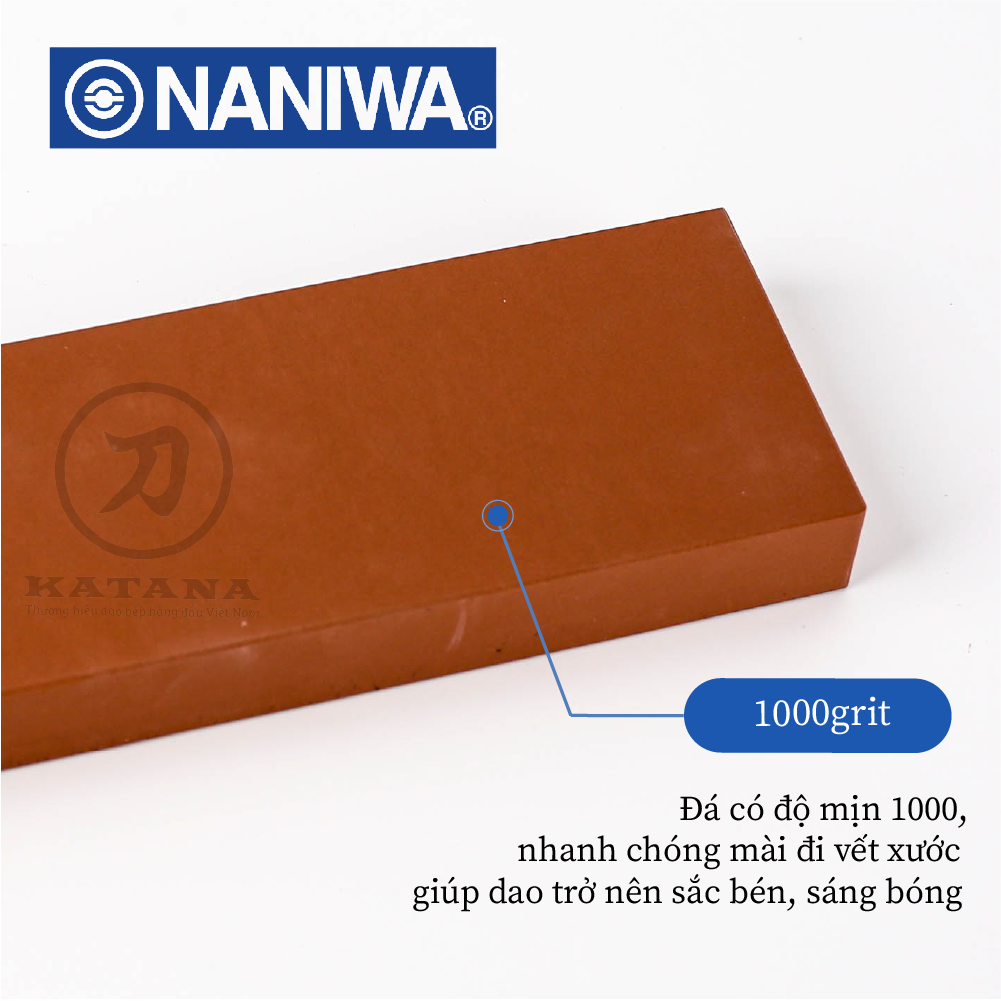 Đá mài trung Naniwa Nhật Bản #1000 DELUX M 210 (210x70x20)