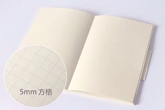 Sổ "Notebook Basic" Ruột Grid 80 Tờ/Cuốn Size A5, A6