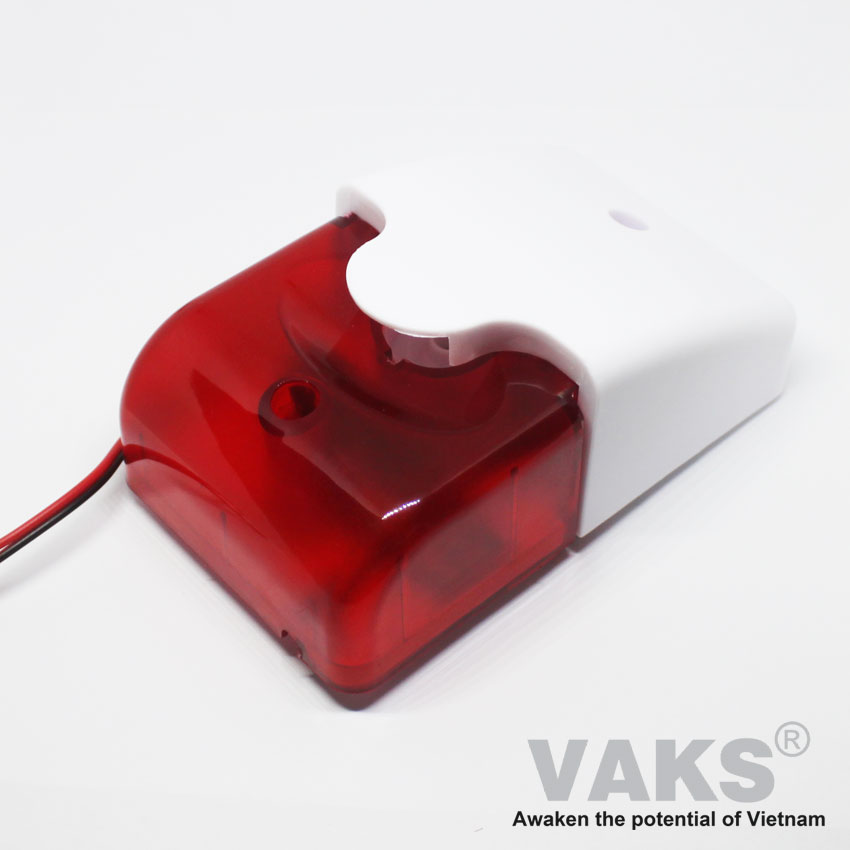 Còi Hú Đèn Chớp Báo Động 103 có 3 loại điện áp riêng biệt 220V AC hoặc 12VDC, 24VDC