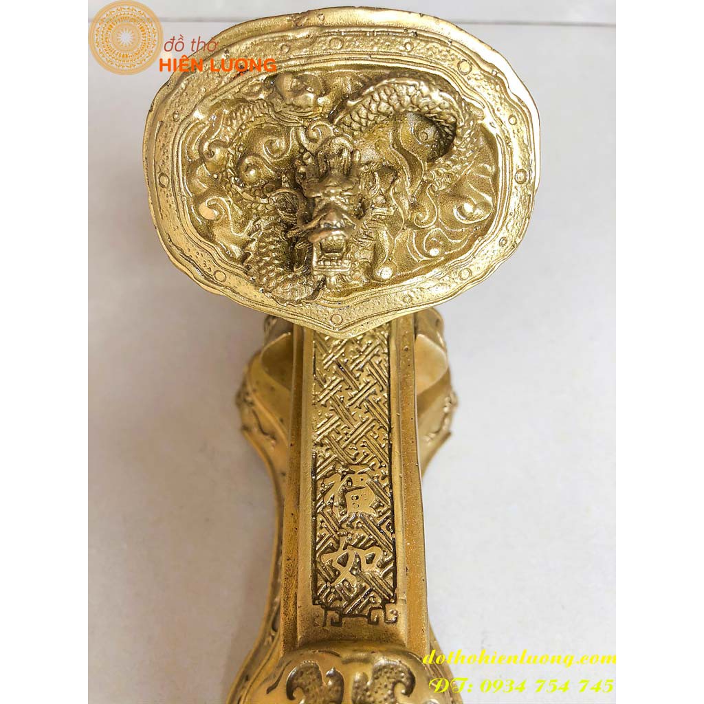 Gậy Như Ý Bằng Đồng Phong Thủy 2 Cỡ Dài 19cm Và 33cm