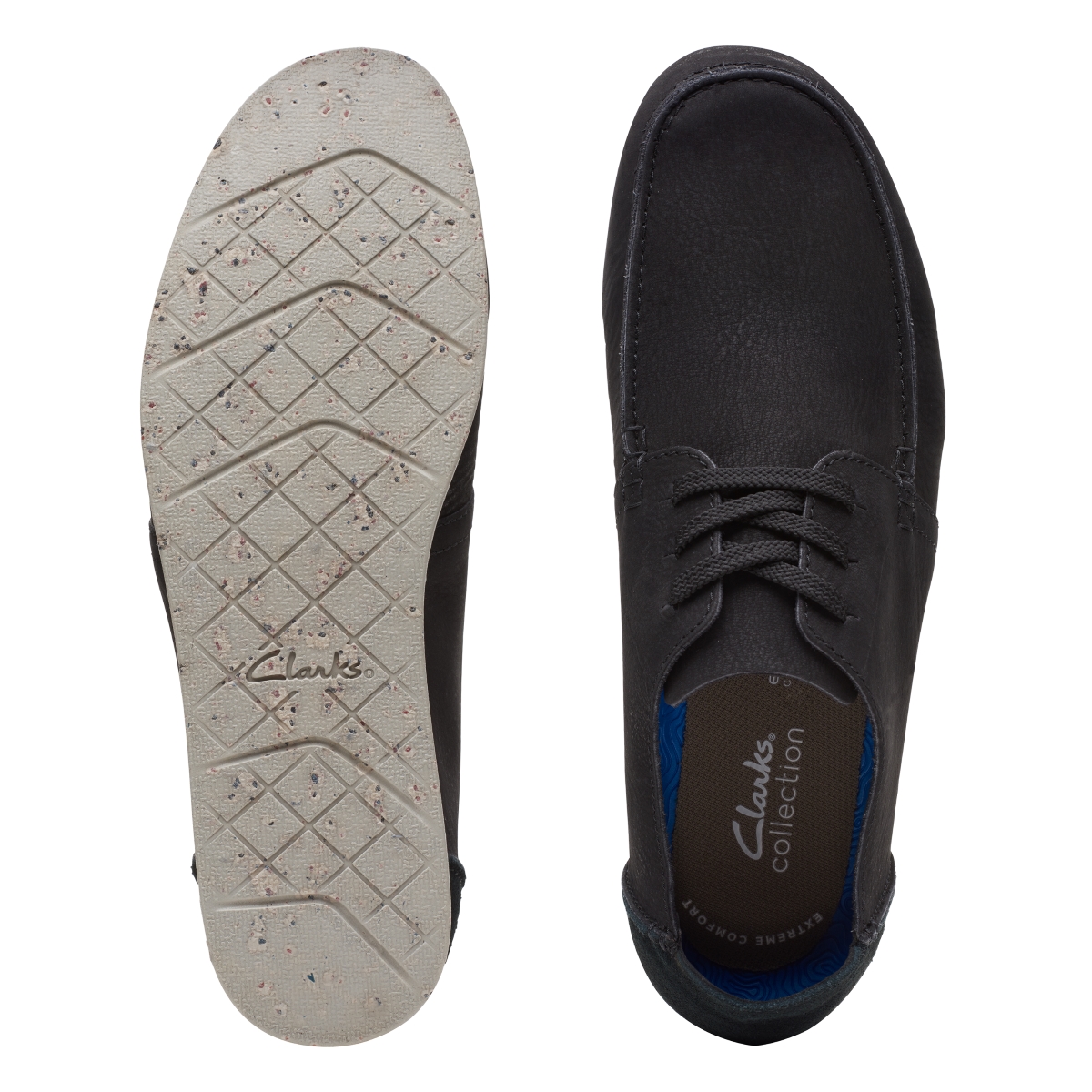 Giày Sneaker Da Nubuck Nam Clarks - ShacreLite Low