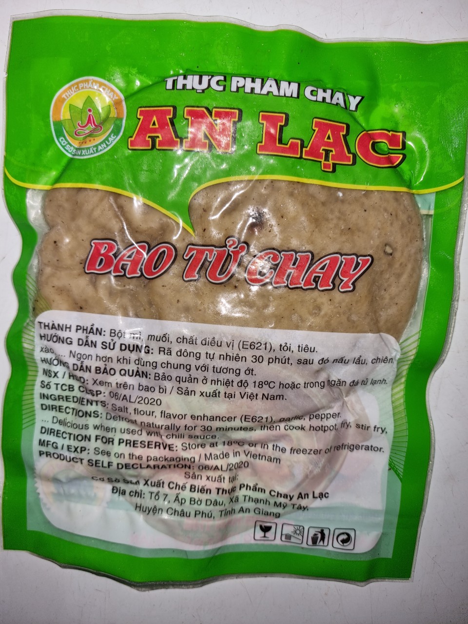 BAO TỬ CHAY 160G