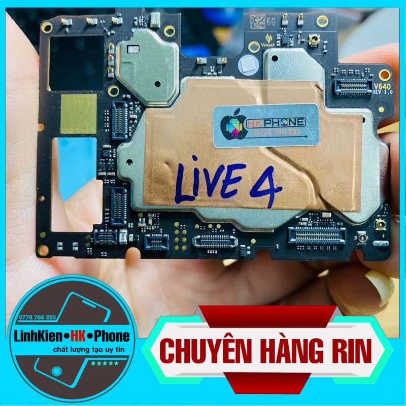 Main vsmart live 4 rin bóc máy.main vsmart v640,vsmart live 4