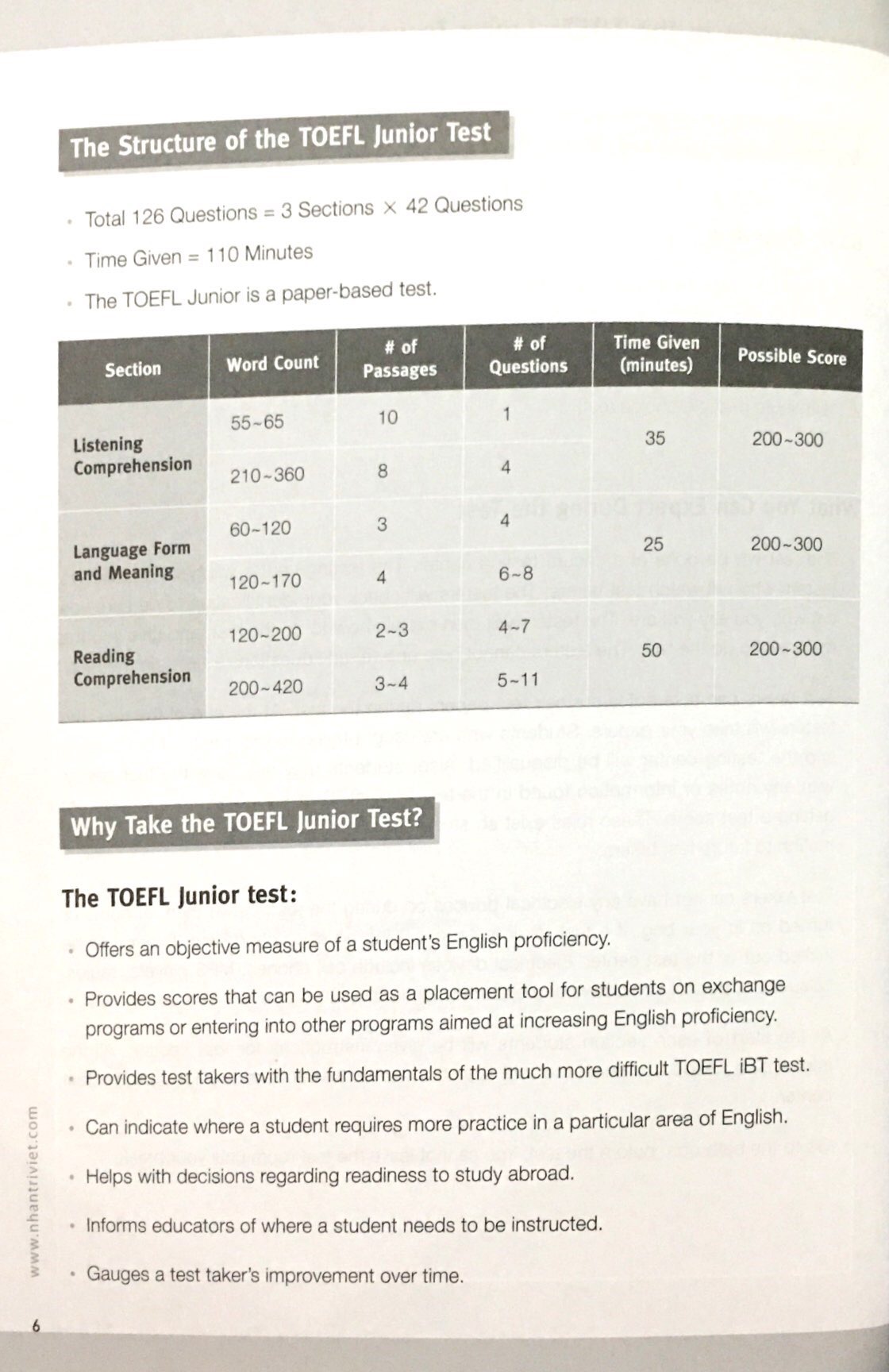 Sách Fahasa - Master TOEFL Junior - Basic (Cefr Level A2) - Reading