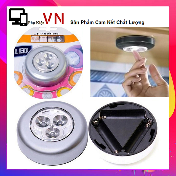 [HCM]⚡ Siêu Hot ⚡  Đèn LED Dán Tường 3 Bóng Siêu Sáng - Đèn Led Stick 3 Bóng Dán Tường Siêu Tiện Lợi