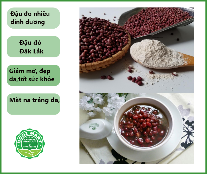Đậu đỏ Đắk Lắk - Red beans - dau do Dak Lak - hạt nhỏ