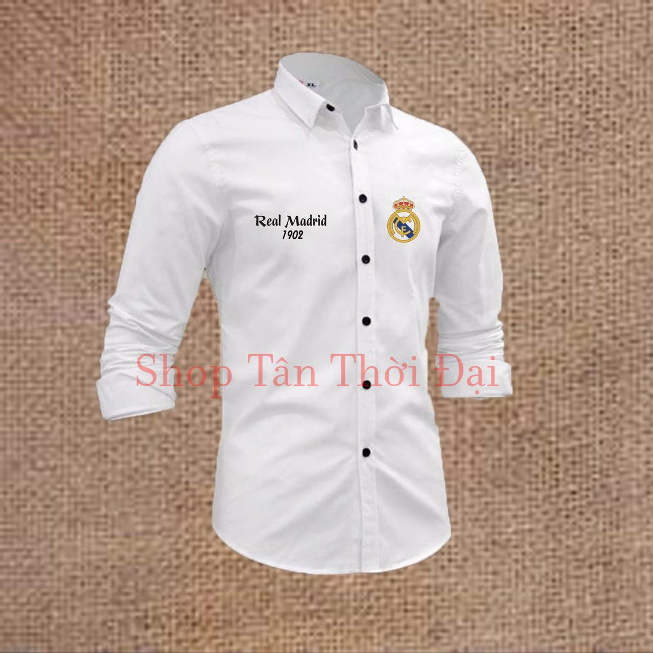 [HCM]ÁO SƠ MI NAM NỮ LOGO CLB BÓNG ĐÁ CỰC HOT