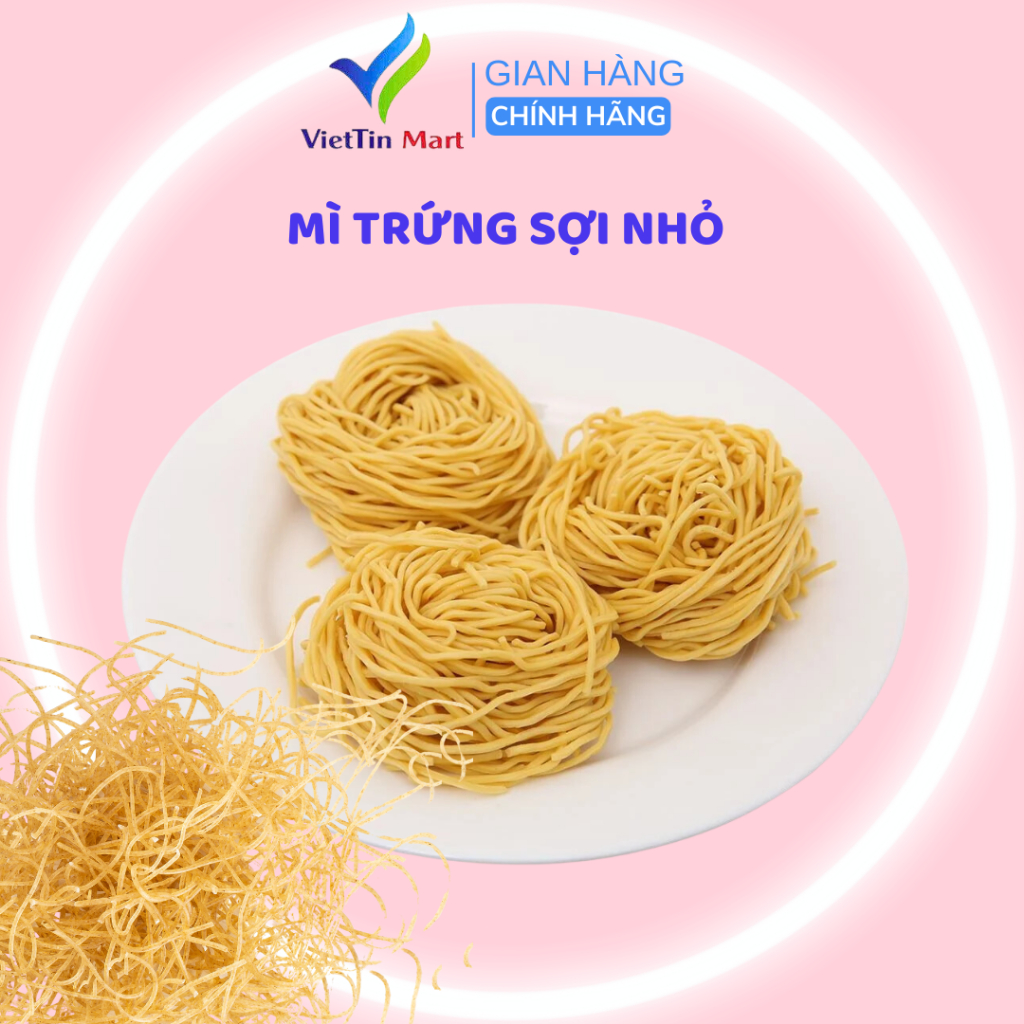 Túi 500gr Mì Trứng Sợi Nhỏ Cao Cấp Safaco