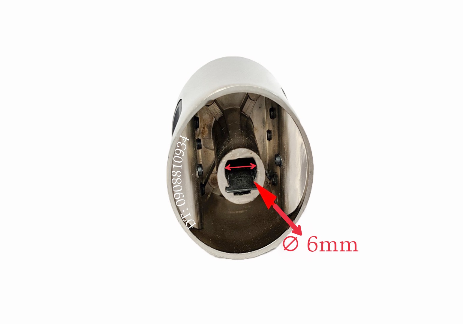 NÚM (NÚT) VẶN CỐT THẲNG LỖ 6MM BẾP GAS ÂM CANZY