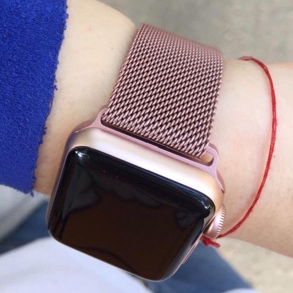 Dây Milanese Loop Đồng Hồ Apple Watch Rose Gold (không kèm mặt đồng hồ)