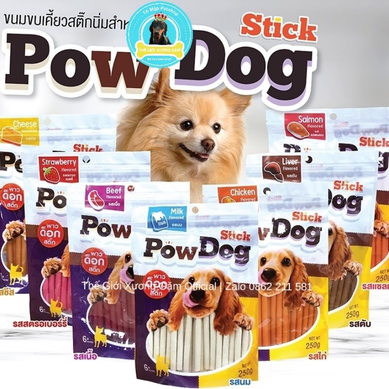 [BESTSELLER] POW DOG SNACK QUE MỀM CHO CHÓ 250GR
