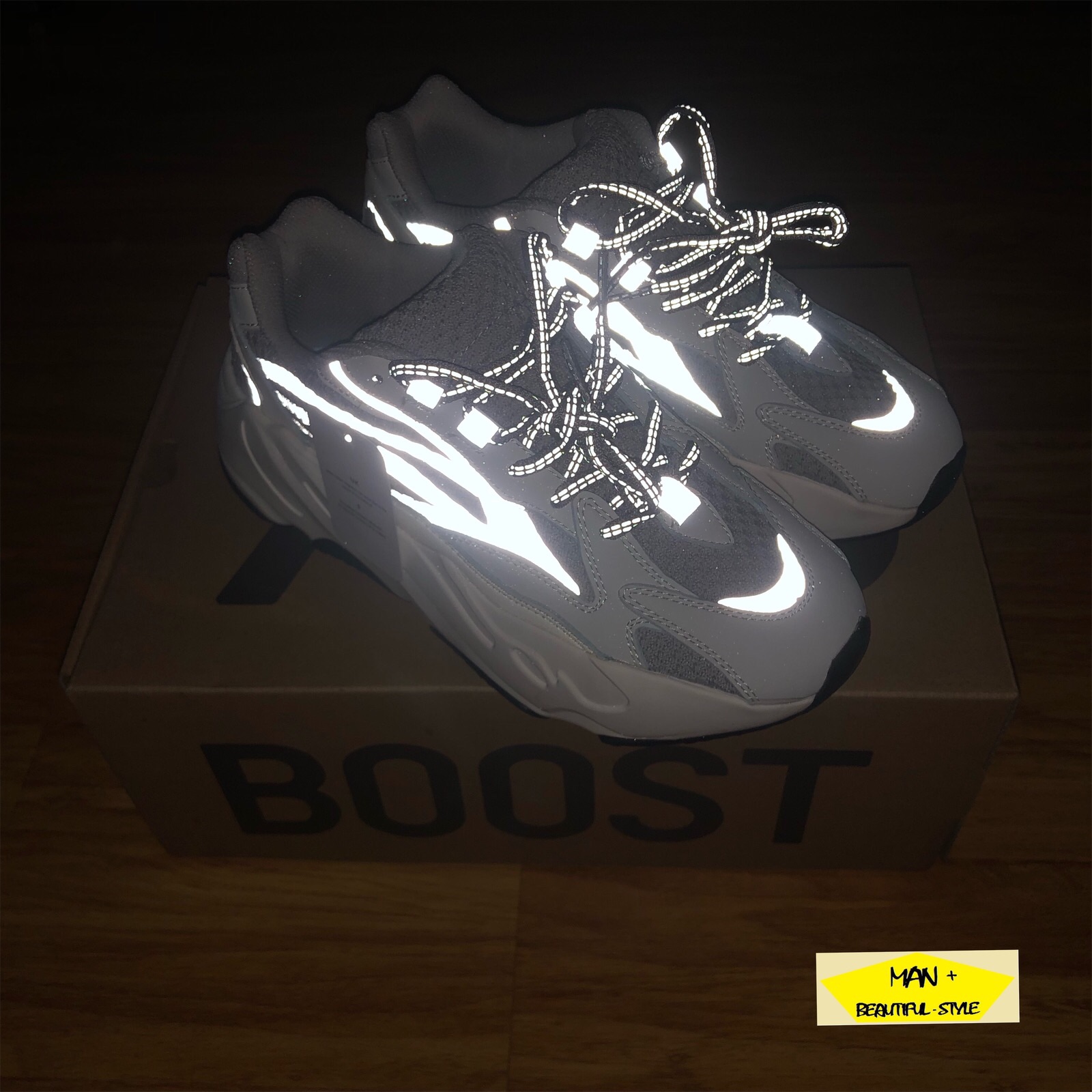(GIÀY PHẢN QUANG) giày thể thao sneaker YEEZY BOOST 700 static