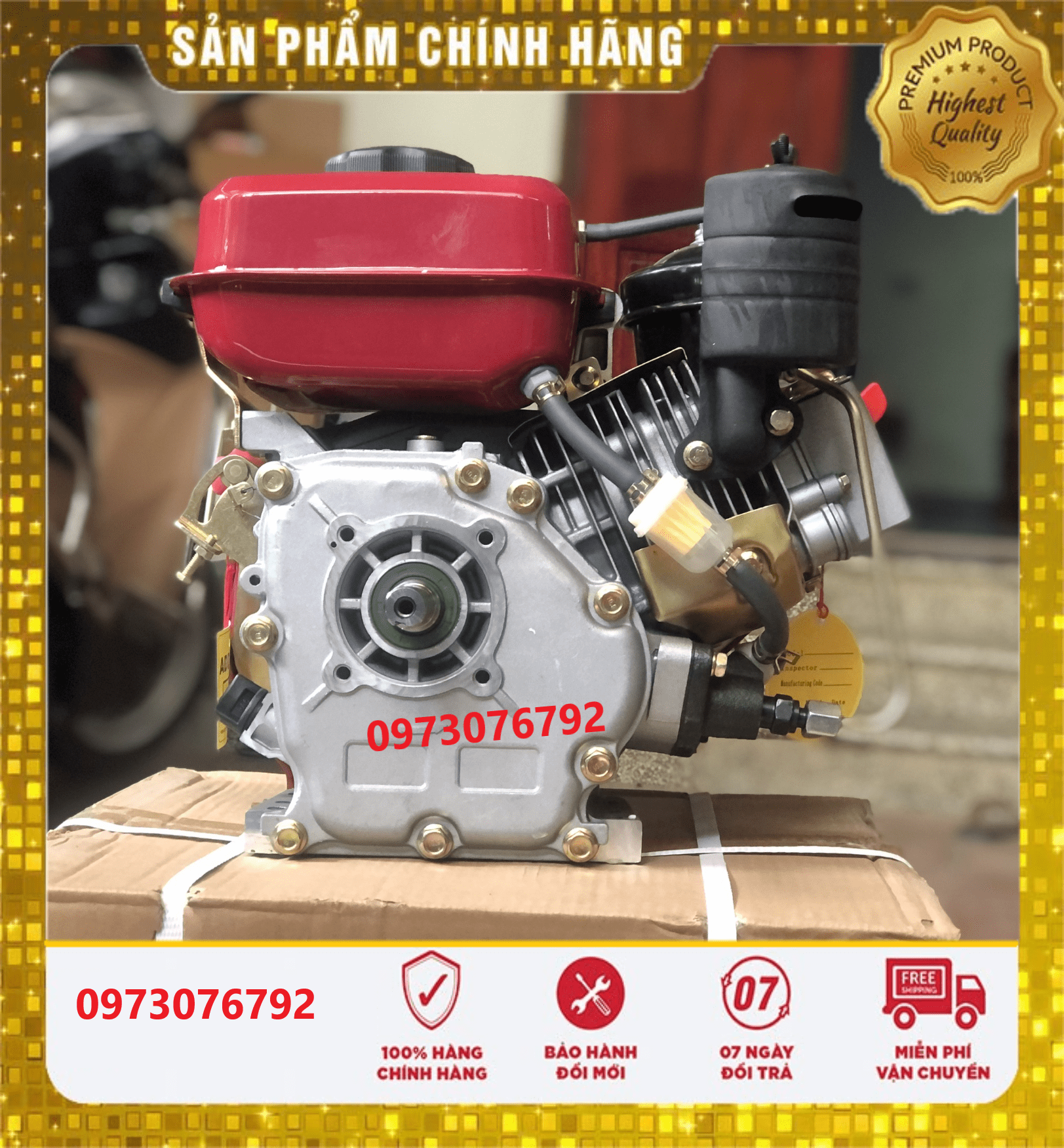 Máy Nổ – Động Cơ Dầu  Kawavn 6.5HP
