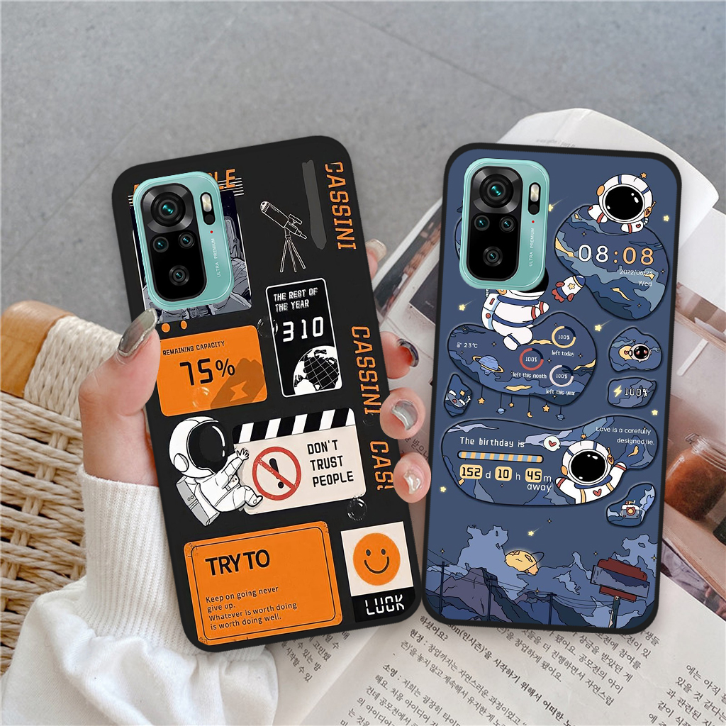 Ốp lưng Xiaomi Redmi Note 10 / Redmi Note 10S / Redmi Note 10 5G / Redmi Note 10 Pro hình vũ trụ, phi hành gia astronaut độc đáo