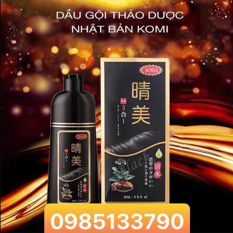Dầu gội phủ bạc tóc KOMI  NHẬT BẢN
