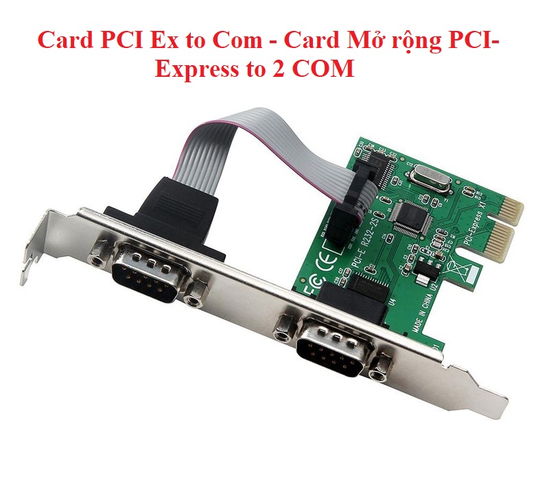 Card pci ex to com rs232