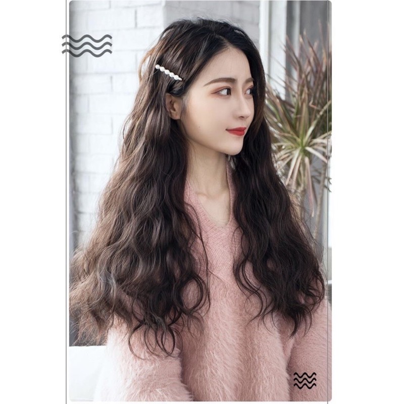 tóc giả kẹp ❤️FREESHIP❤️ combo 3 dãy kẹp xù dợn