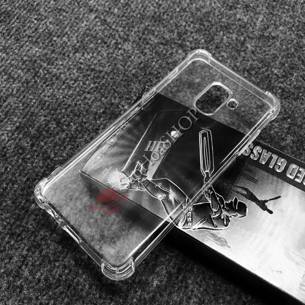 Ốp chống sốc SamSung A8 2018 / A8 plus 2018 / A530 / A730 (Trong suốt) ốp lưng dẻo trong chống sốc hàng đẹp ocs