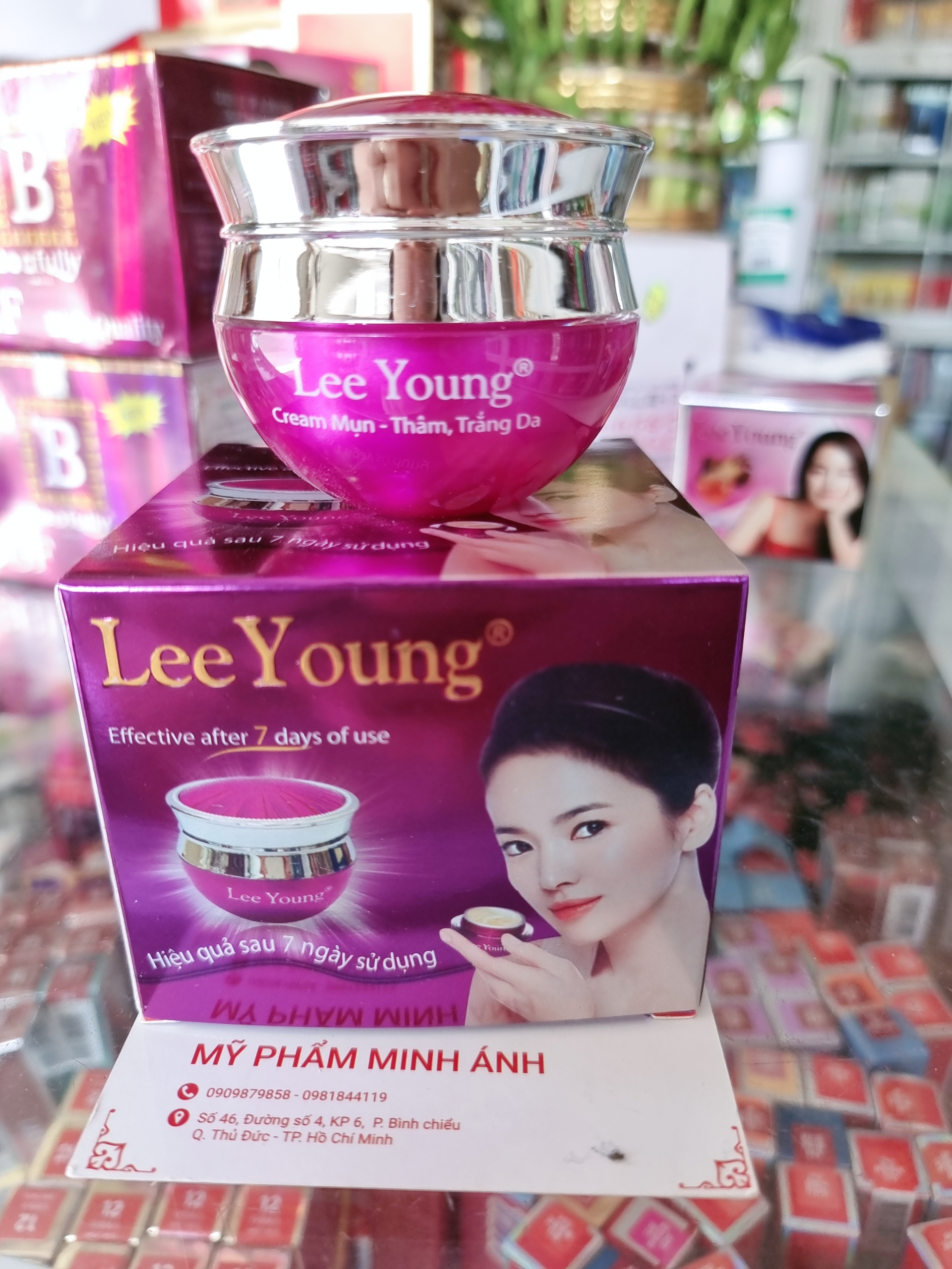 [HCM]kem lee young mụn thâm trắng da 15g.