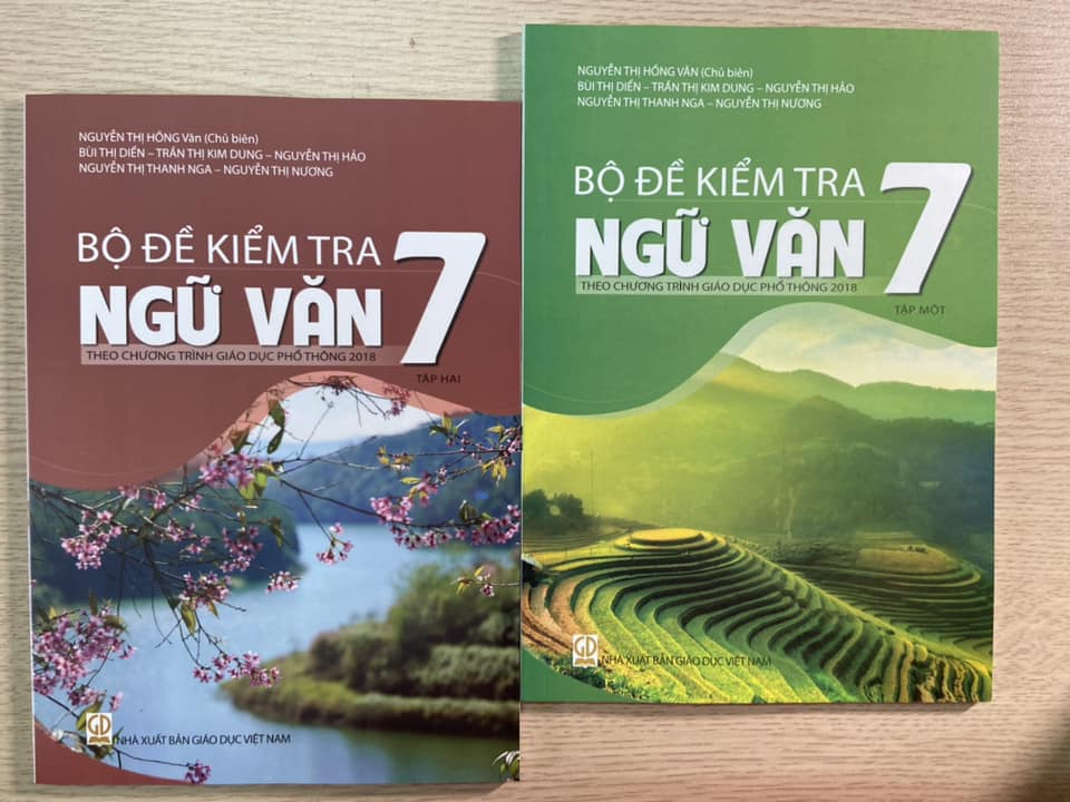 Sách - Combo Bộ đề kiểm tra ngữ văn 7 ( Tập 1 + Tập 2 )