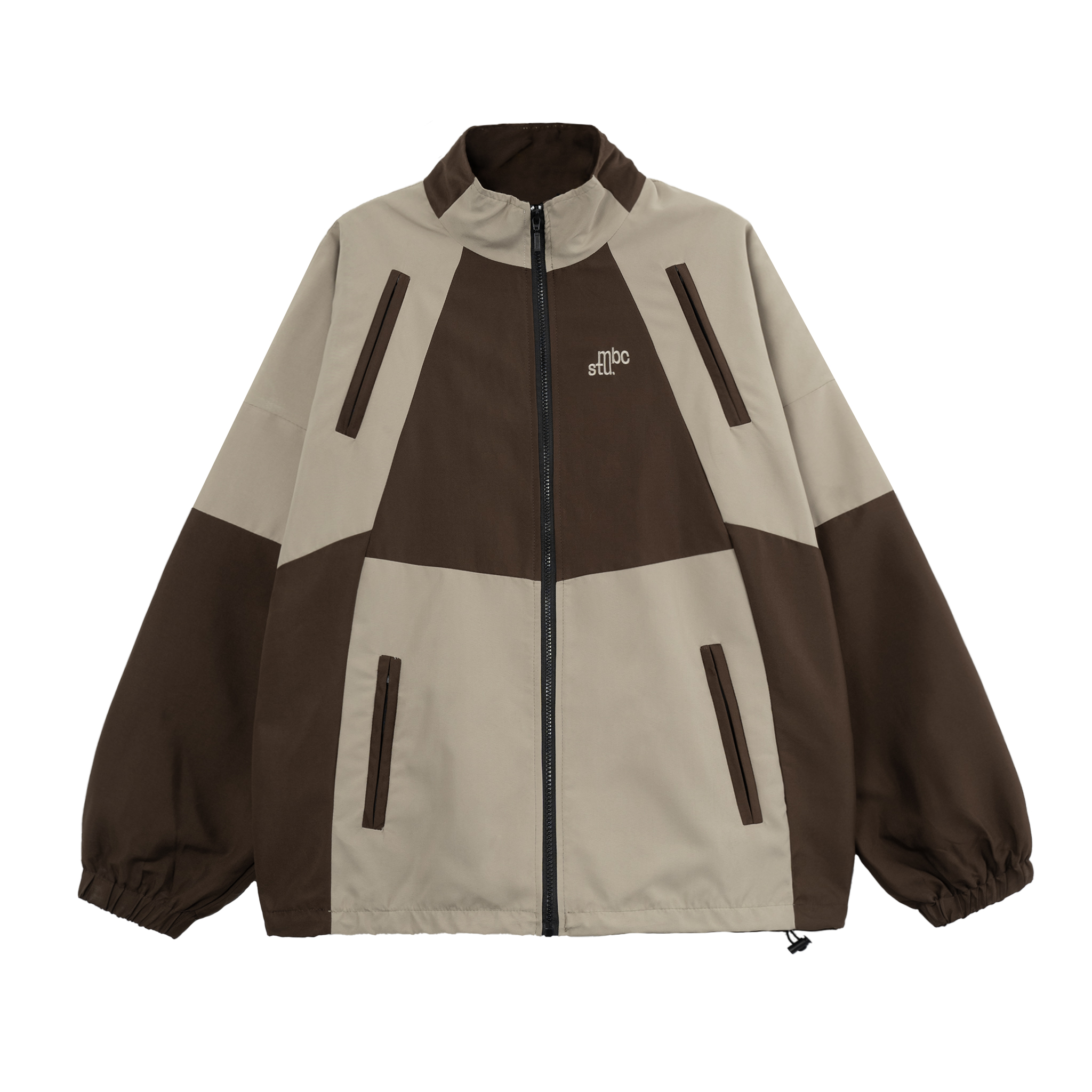 Áo Khoác Dù Color-block Windbreaker Jacket