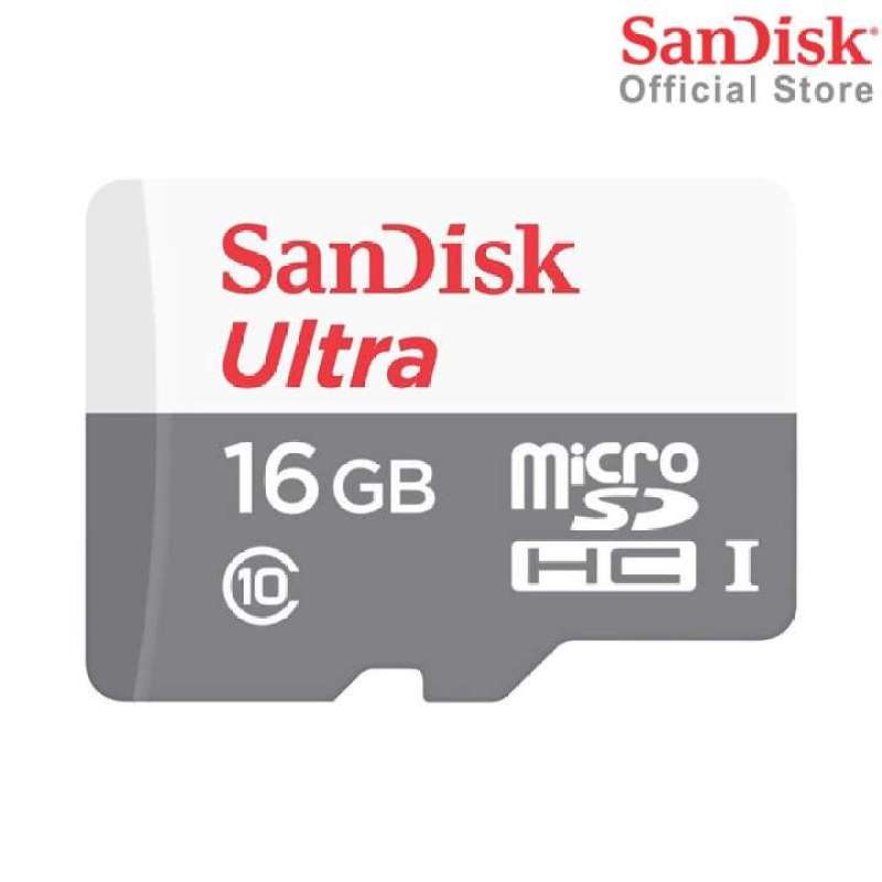 Thẻ Nhớ 16gb microSDHC SanDisk Ultra UHS-I up to 80mb/s - Hãng phân phối chính thức