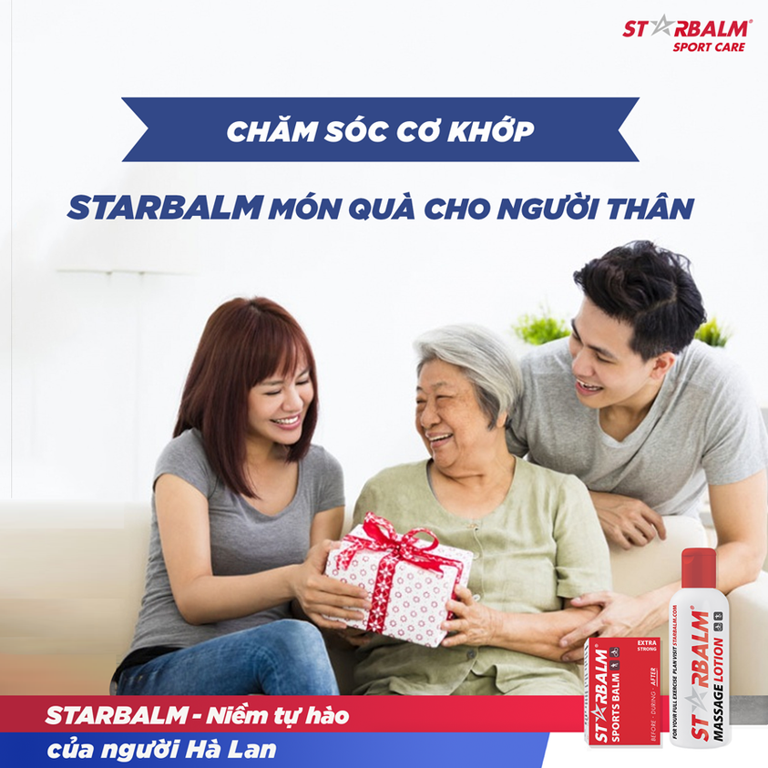 Chai Lăn Làm Nóng Starbalm 75Ml