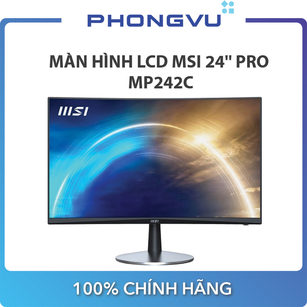 Màn hình LCD MSI 24'' PRO MP242C (1920 x 1080/ VA/ 75Hz/ 1ms)