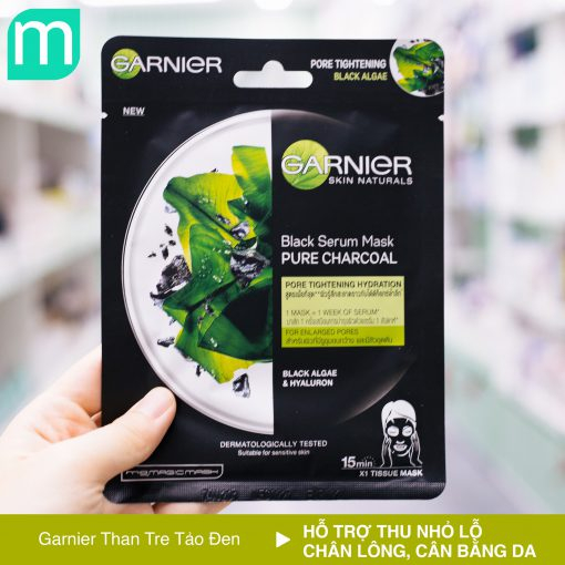 Mặt nạ giấy Garnier Black Serum Mask