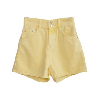 Quần short kaki 2 nút lưng cao lật lai xinh xắn (SK1104)