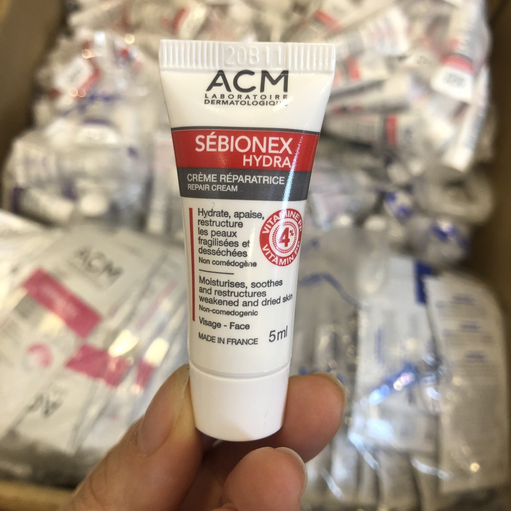 Kem dưỡng dành cho da mụn Sebionex Hydra Repair Cream - Minisize 5ml