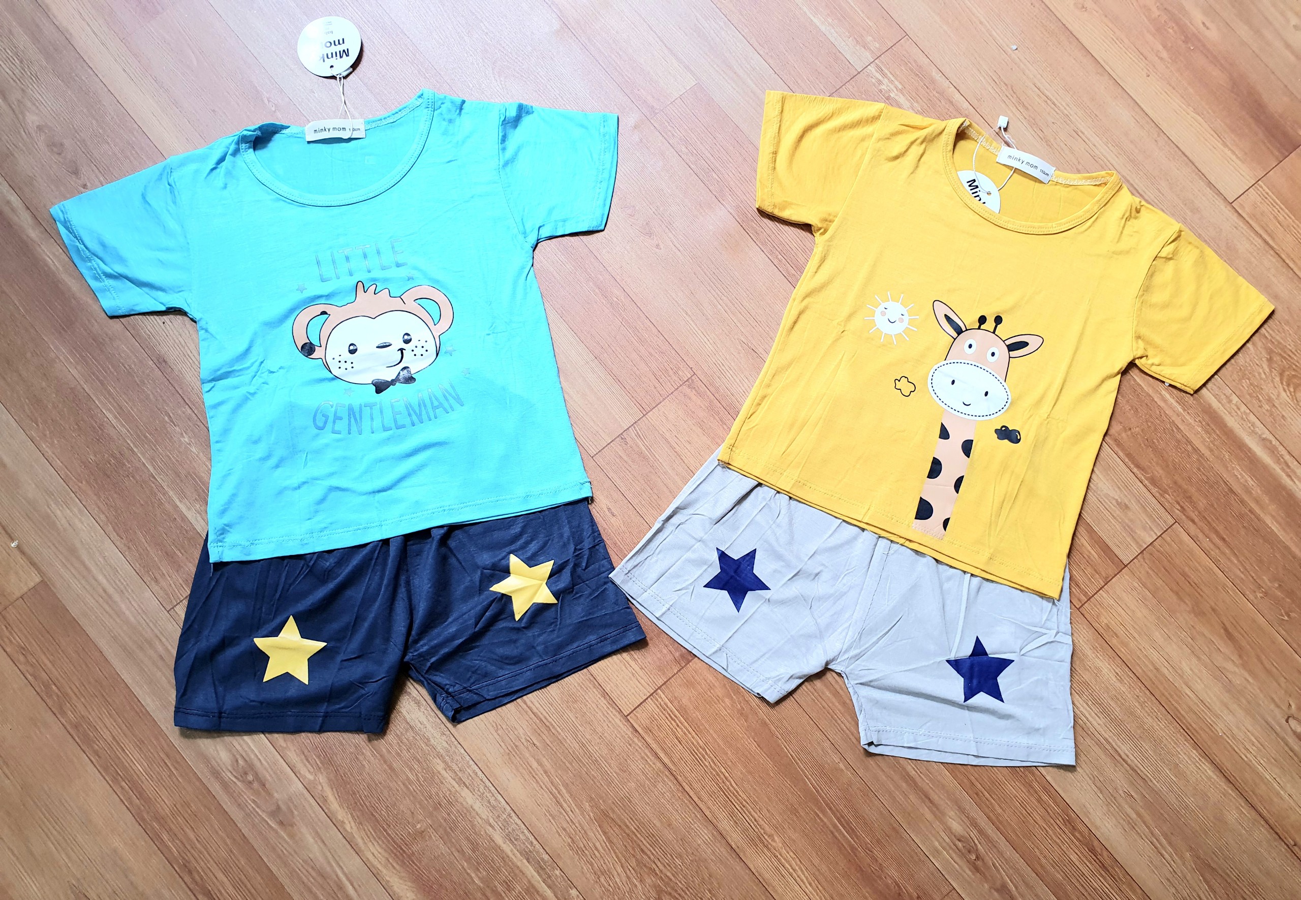 BỘ COTTON THUN LẠNH 4C MINKY MOM CHO BÉ